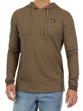 Quiksilver Waffle Knit Thermal Hoodie - Size S - Like new!